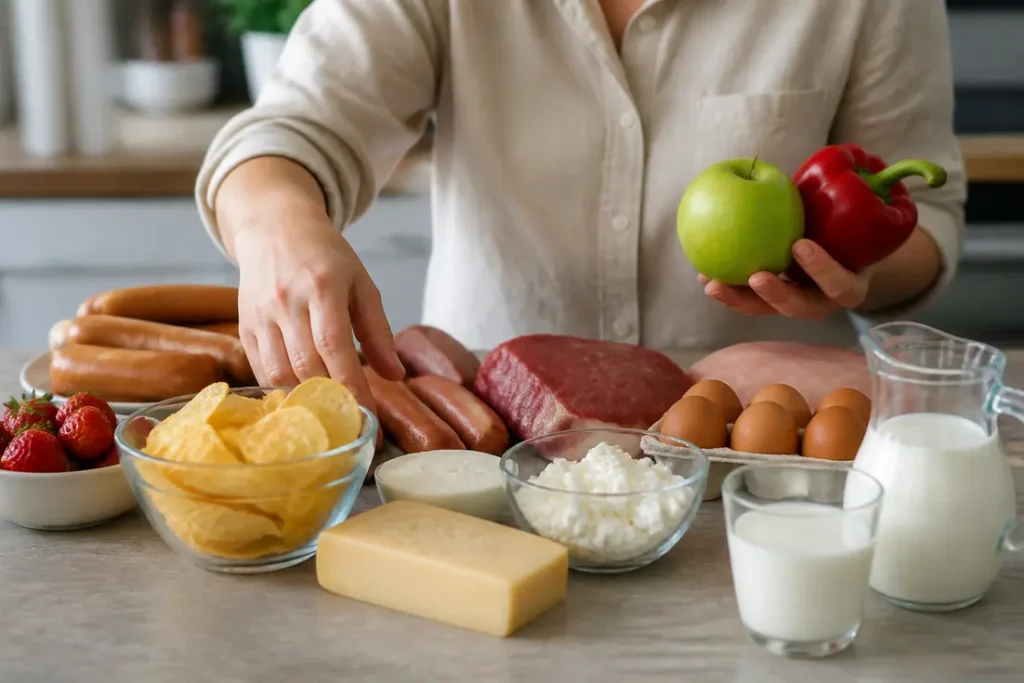 Quels aliments faut-il éviter en cas de caséum ?
