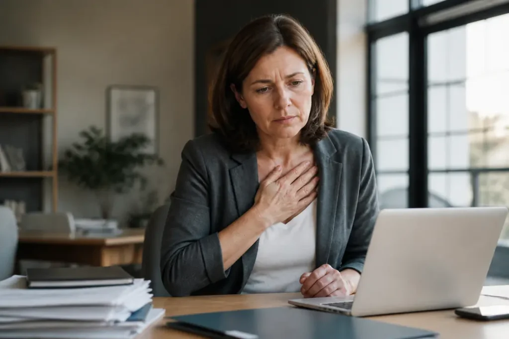 Douleur au bras gauche et stress : est-ce toujours le cœur ?