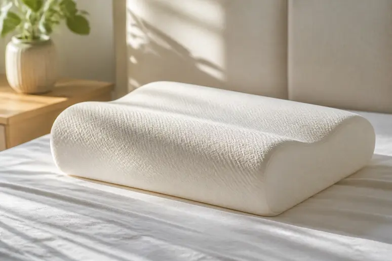 Un oreiller cervical ergonomique, une solution pour soulager l'uncodiscarthrose au quotidien.